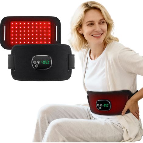 Ceinture De Phototherapie A LED - Chauffage Infrarouge - Matelas De Compression Chaude - Pour Traitement Corporel - 1 Unite (1/5)