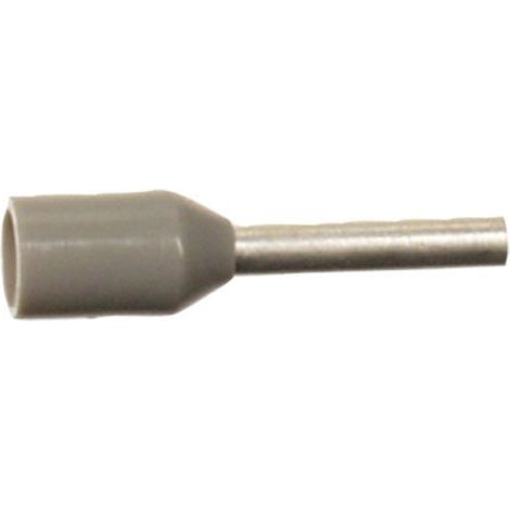 100 tetes de cable 4mm2 a sertir Gris