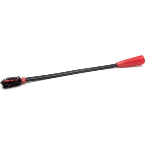 vhbw Suceur plat flexible compatible avec Miele S4282, S5211, S5212 aspirateur à insert rond 30-37 mm - Buse d'aspirateur, brosse amovible, 61,5 cm
