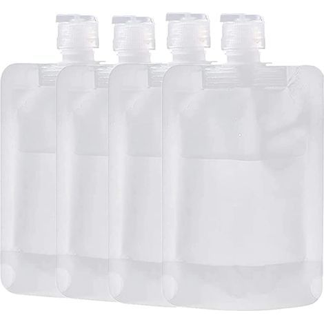 Leere, wiederbefüllbare Reiseetuis – Muschelform – für Lotion, Shampoo, Gesichtscreme, Handseife – 4er-Pack (1/5)