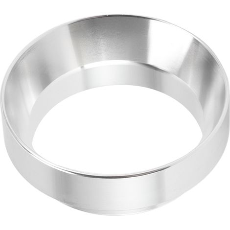 51-mm-Dosiertrichter aus Aluminiumlegierung mit Schutz gegen Pulverstaub, universeller magnetischer Dosierring aus Silber für Kaffee im Haushalt oder in der Gastronomie (1/5)