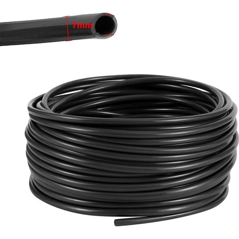Tuyau de micro-irrigation, PVC durable, résistant aux intempéries, tuyau de 4-7 mm, 10 mètres (1/2)