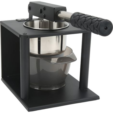 Presse-agrumes manuel à levier en acier inoxydable 304 avec deux filtres pour extraction de jus de fruits (1/5)