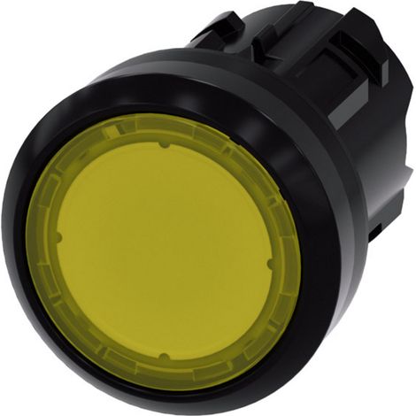 Siemens 3SU10010AB300AA0 3SU1001-0AB30-0AA0 Bouton-poussoir lumineux à rappel actionneur plat, colle (1/3)