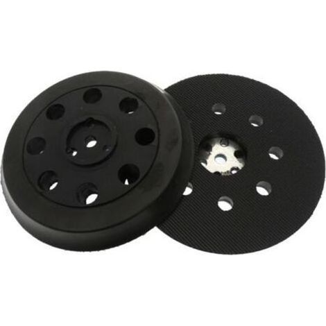 Harte Schleifscheibe, kompatibel mit Bosch PEX 12, PEX 125 und PEX 400 A (Ø 125 mm), 8 Löcher, 1 Stück (1/5)