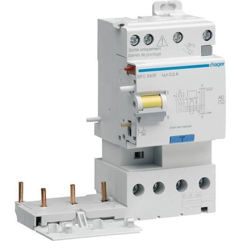 Hager BFC940F Bloc Différentiel 3P+N 40A