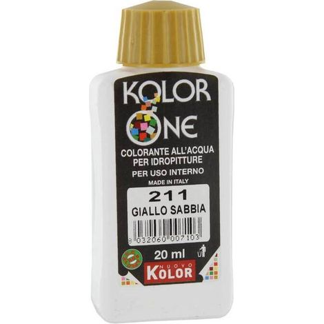 12 x COLORANTE KOLOR ONE 20 ML GIALLO SABBIA 211