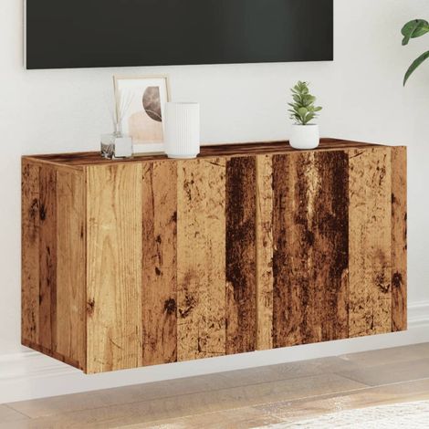 TV-Wandschrank Altholz-Optik 80x30x41 cm