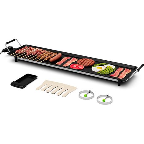 Electric XXL Teppanyaki Table Grill 90 x 23CM Non-Stick Griddle BBQ Hot Plate (1/5)