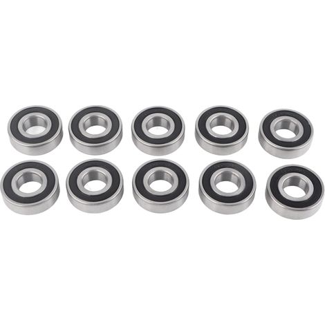 10Pcs 6204‑2RS High Speed Double Sided Seal Deep Groove Raceway Ball Bearing 17x47x14mm (1/5)