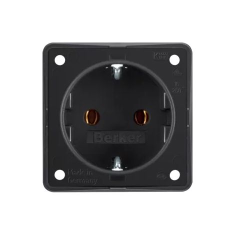 Berker Steckdose SCHUKO Integro Einsätze sw 947782503 (1/2)
