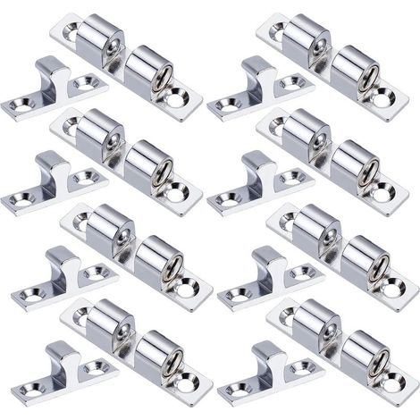 Quincaillerie de loquet et verrou à bille pour portes d'armoires, acier inoxydable, 8 pièces, (1/5)