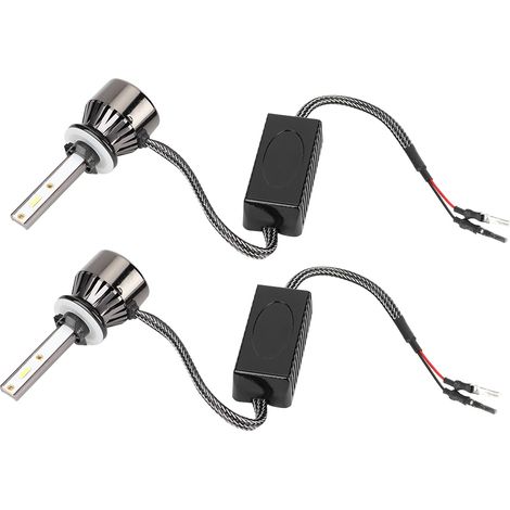 2x Ampoules LED H16 880 881 60W 6000K Blanc Brillant Mini Phare Auto Ampoule Lampe L8 (1/5)