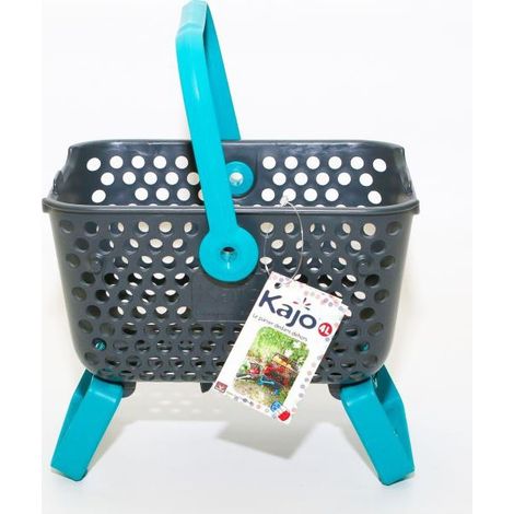 Panier de récolte Kajo Gris 4L - Turquoise (1/2)