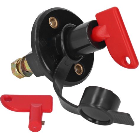 Interrupteur de déconnexion de batterie, coupe-circuit d'alimentation, accessoire 12 V/24 V CC pour voiture et bateau