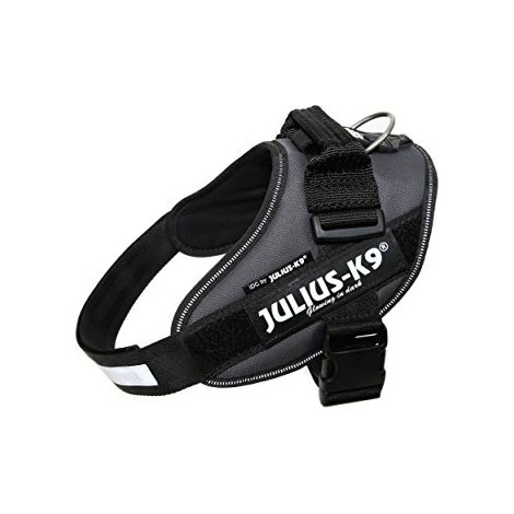 Pettorina IDC Julius K9 Powerharness (ITA) - Pettorina IDC Julius K9 Powerharness (ITA) - Grigio, M / Taglia 0 (58-76cm)