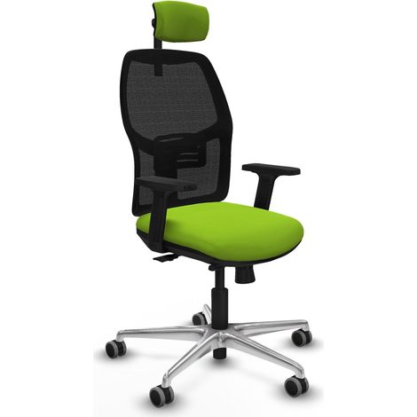 Silla de oficina piqueras y crespo Alfera negro piel sintética (1/2)
