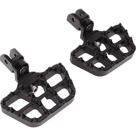Pédales de pied avant réglables pour moto, surface anodisée antirouille, adhérence stable, couleur indélébile, flexible, remplacement pour F750GS F850GS (1/5)