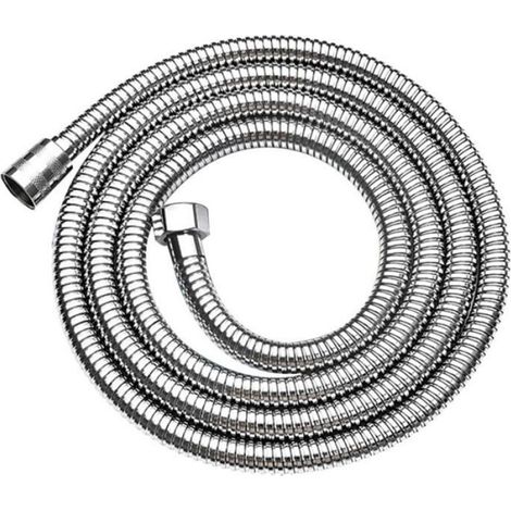 Tuyau De Douche - 1,5 M - Double Protection Anti-Torsion - Résistant À La Corrosion - Pour Cabine De Douche Et Robinetterie Standard