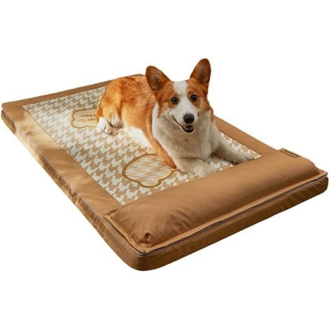 Kühlmatte für Haustiere, 45 cm x 30 cm, spezielle Kühlmatte für Hunde, Kühlmatte mit Kissen (1/5)