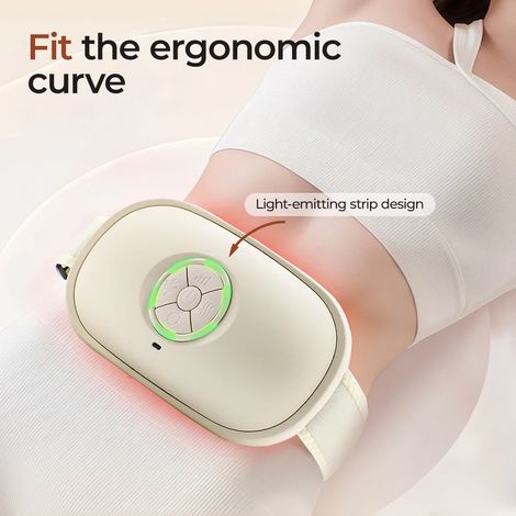 Massageur intelligent à pétrissage 360° style humain. Chaleur constante,lumière rouge,3 niveaux d’intensité pour relaxation à domicile. (1/5)