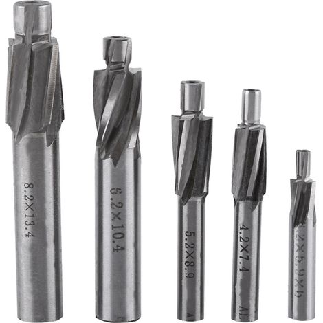 GARRYFIZH Fraise CNC pour aluminium, cuivre, acier rapide dur, fonte, pour applications industrielles