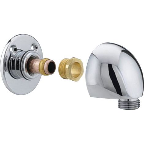 Bristan Chrome Fast Fix Wall Outlet - WO1-C