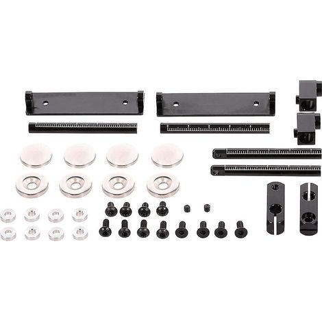 Stealth CNC-gefräste Karosseriehalterungen vorne und hinten mit Magnet für 1/10 Traxxas Axial HSP HPI RC Touring Drifting