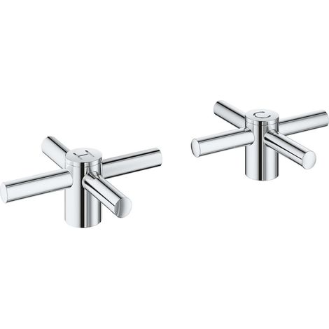 Poignée croix GROHE Atrio 18026 2 STK chromé (1/5)