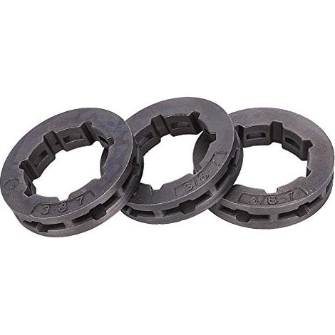 3 pezzi 3/8in 7T pignone per motosega, 68210 pignone per catena di trasmissione, parti di ricambio per motosega per 030 031 032 038 041 044 046 064066 MS361 MS362 MS440