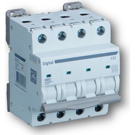 Disjoncteur 4x50A C10 kA - Digital electric 02174