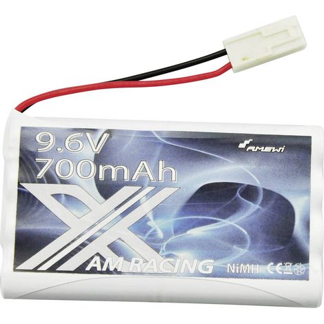 Amewi Pack de batterie (NiMh) 9.6 V 700 mAh Nombre de cellules: 8 stick mini-Tamiya (1/2)