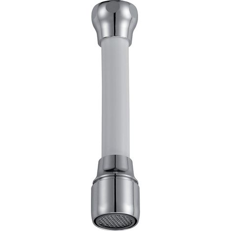Flexible de robinet plastique blanc avec économiseur 8,3/min - Neoperl