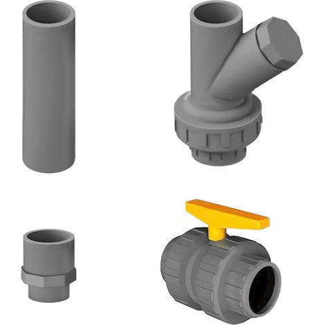 Kit évacuation pour pompe de relevage Sanipump SLD sans pied d'assise