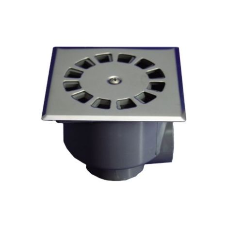 Sumidero Evacuacion Sifon 10X10Cmø50-40 Ve/Ho Inox T871 Hidrot