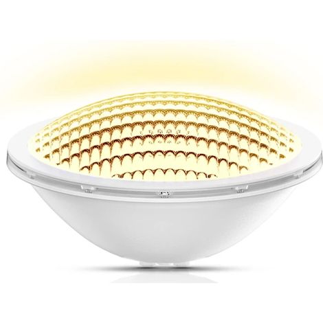Projecteur de piscine PAR56, projecteur LED submersible étanche IP68 18 W, 12 V CC/CA, blanc chaud 3000 K [CO]-AquaForge