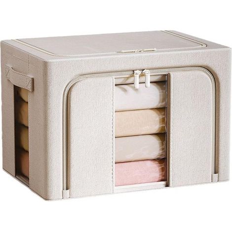 Boîte de rangement pour vêtements de maison en coton et lin Tianshan (1/5)