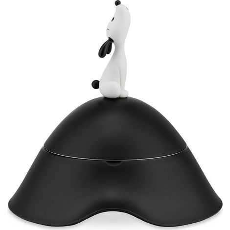 Alessi AMMI19 B Alrededor 0.6L Acero inoxidable Negro cuenco - Cuencos (0,6 L, Alrededor, 1 personas(s), Acero inoxidable, Negro, Personal) (1/4)