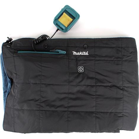 Makita – Couverture chauffante 700x1400mm – Puissance 18V – DCB200A – 3 niveaux de chaleur – Enveloppe en polyester avec doublure en fausse fourrure — vue 3