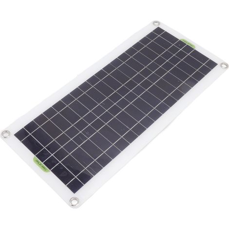 12V bis 220V 30W Solar-Ladepanel, 220W Wechselrichter-Solar-Batterieladegerät-Set für Camping und Wandern, 100A (1/5)
