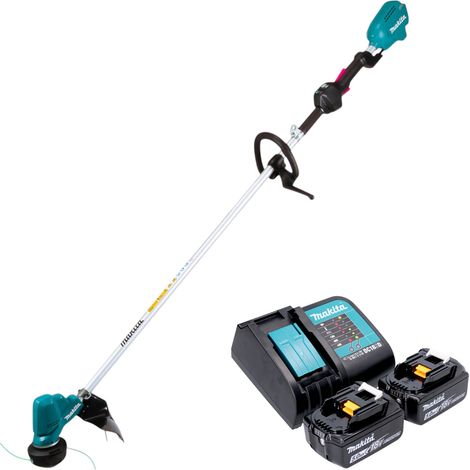 Coupe-bordures sans fil Makita DUR 190 LST2X9 18 V 300 mm sans balais + 2 batteries 5,0 Ah + chargeur