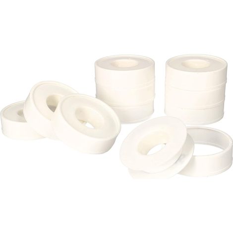 KOTARBAU Lot de 10 rubans téflon blancs - Filetage PTFE - 10 m (1/5)