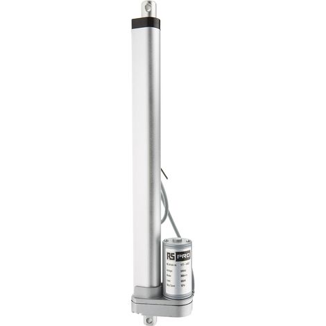 Actionneur linéaire électrique, RS PRO, 24V c.c., 500N, 14.6mm/s, 300mm ( Prix pour 1 ) (1/3)