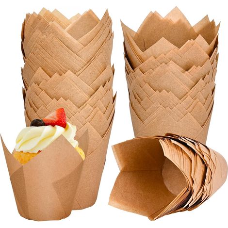 Lot de 200 caissettes à cupcakes - Caissettes de cuisson pour muffins et cupcakes, format standard (1/5)