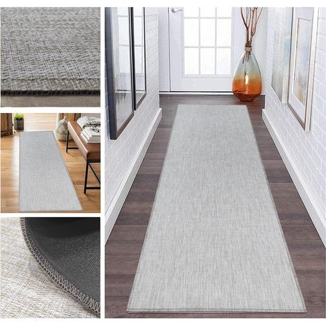 Tapis en Vinyle Extérieur et Intérieur - Pour Cuisine, Salon, Couloir - Lavable et Antidérapant (1/5)