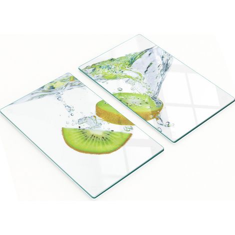 Tablas decorativas multifuncionales para cocina, fabricadas en madera de kiwi endurecido, 2x30x52 cm.