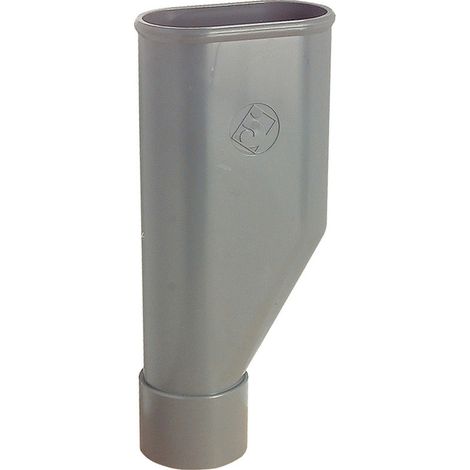Garis 4600 S embudo de evacuación doble gris 40 mm