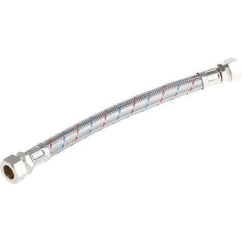 Tuyau flexible 15 bar, longueur 300mm, Compression 15 mm vers Compression 15 mm EPDM ( Prix pour 1 )