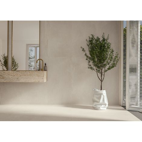 Carrelage intérieur effet béton 60x120 rectifié – Épaisseur 10mm – Boîte de 1,44m2 – Série Azuma Up – 5 coloris disponibles – Imola (1/3)