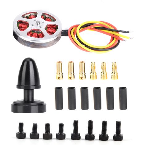 Moteur Brushless Double Roulement 5010-360KV, Couvercle Creux Métallique pour Charges Lourds Extérieures (1/5)